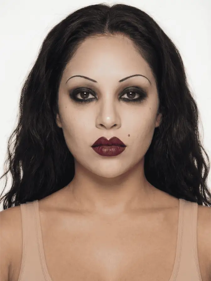 1920s Flapper (The Vamp) makeup look