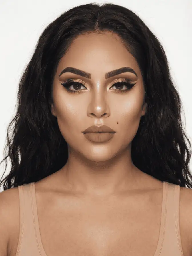 2010s 'Instagram' / YouTube Guru makeup look