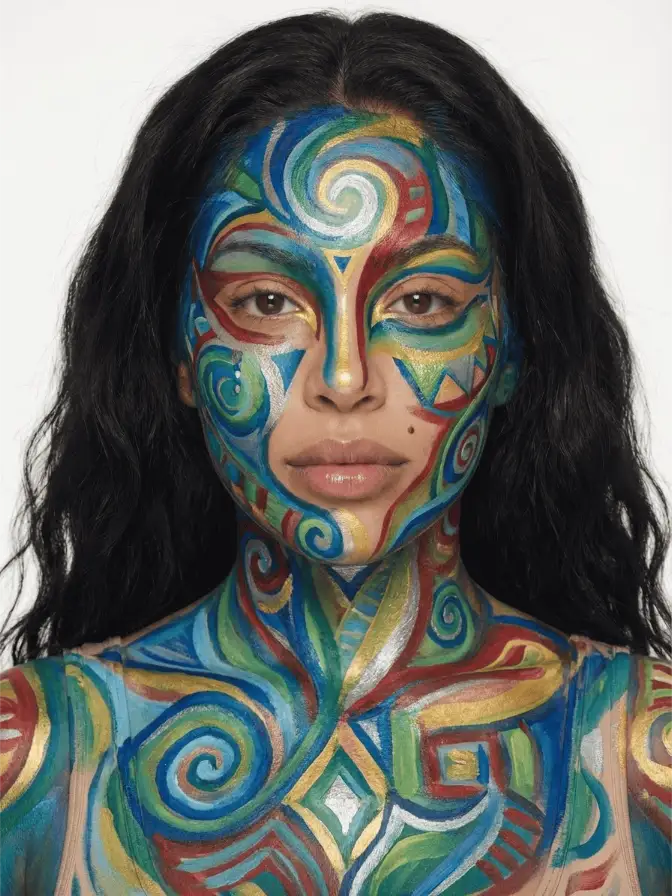 Body Painting makeup look