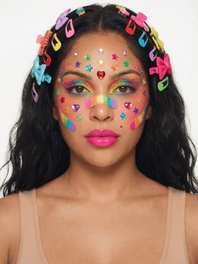 Decora makeup look