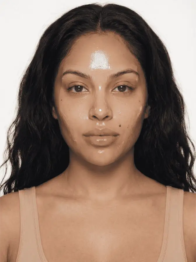 Dolphin Skin makeup look