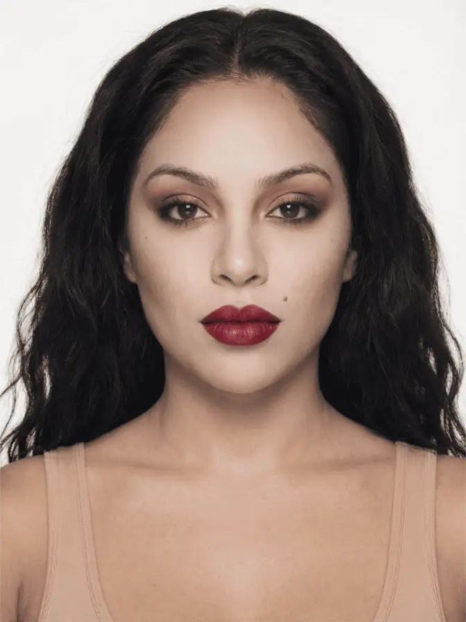 Romantic Goth makeup look